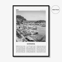 Gustavia Print Black and White, Gustavia Wall Art, Gustavia Poster, Gustavia Photo, Gustavia Wall Décor, Saint-Barthélemy