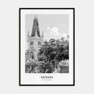 Guyana Portrait B&W Poster