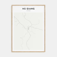 Ha Giang Map Portrait Poster