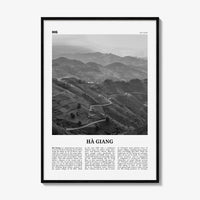 Ha Giang Print Black and White, Ha Giang Wall Art, Ha Giang Poster, Ha Giang Photo, Ha Giang Wall Décor, Ha Giang Map, Vietnam