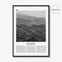 Ha Giang Print Black and White, Ha Giang Wall Art, Ha Giang Poster, Ha Giang Photo, Ha Giang Wall Décor, Ha Giang Map, Vietnam