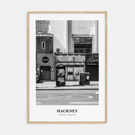 Hackney Portrait B&W Poster