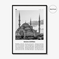 Hagia Sophia Print Black and White, Hagia Sophia Wall Art, Hagia Sophia Poster, Hagia Sophia Photo, Hagia Sophia Wall Décor, Istanbul Turkey