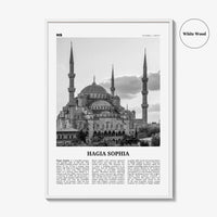 Hagia Sophia Print Black and White, Hagia Sophia Wall Art, Hagia Sophia Poster, Hagia Sophia Photo, Hagia Sophia Wall Décor, Istanbul Turkey