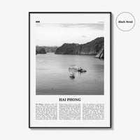 Hai Phong Print Black and White, Hai Phong Wall Art, Hai Phong Poster, Hai Phong Photo, Hai Phong Wall Décor, Hai Phong Map, Vietnam