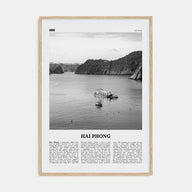 Hai Phong Travel B&W Poster
