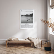 Hai Phong Travel B&W Poster