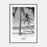 Haiti Portrait B&W No 1 Poster