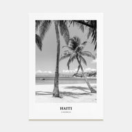 Haiti Portrait B&W No 1 Poster