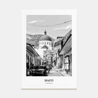 Haiti Portrait B&W No 3 Poster