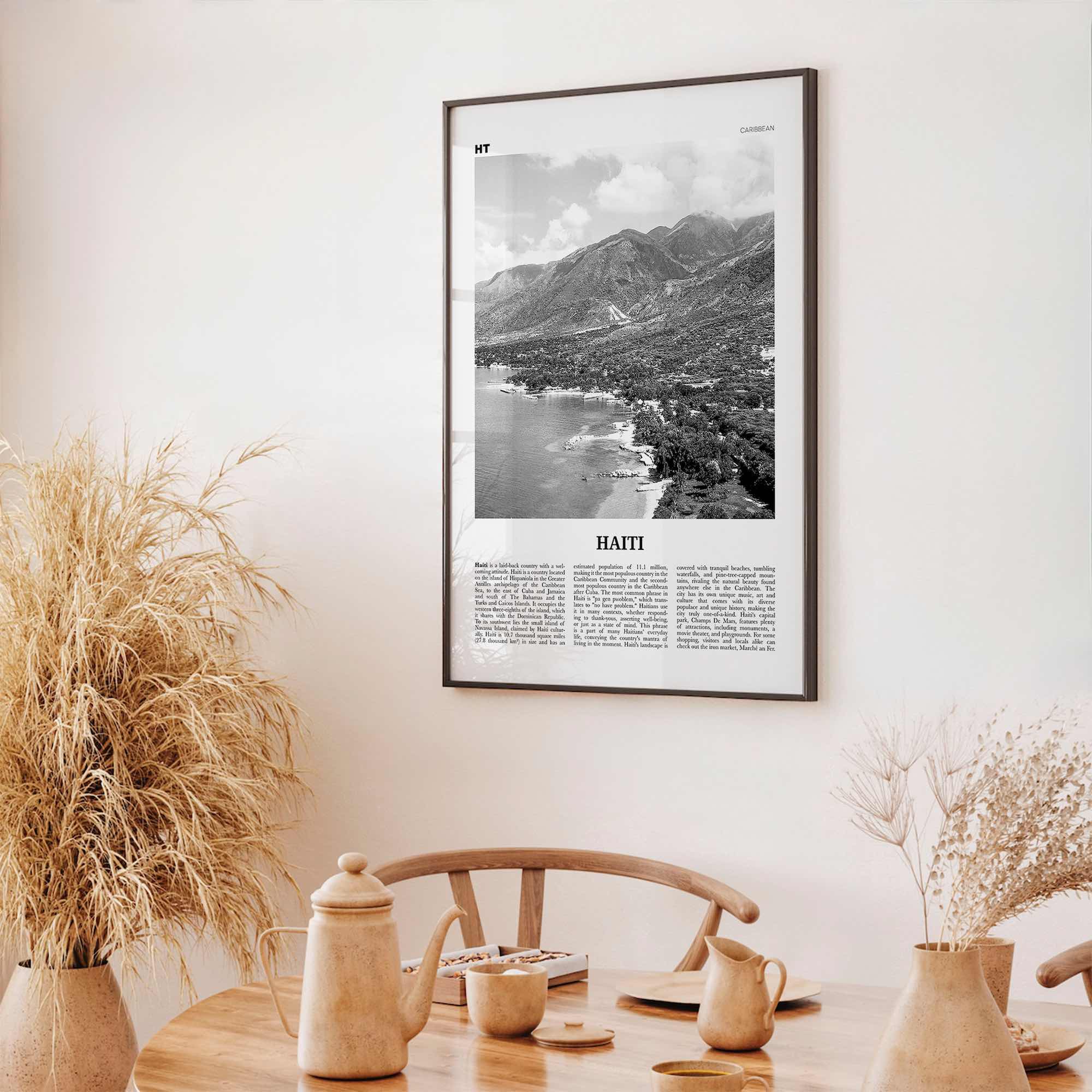 Haiti Print Black and White No 1, Haiti Wall Art, Haiti Poster, Haiti Photo, Haiti Wall Decor, Haïti, Ayiti, Hayti, Haitian, Domican