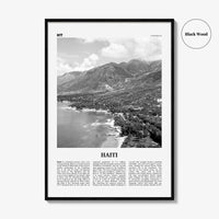 Haiti Print Black and White No 1, Haiti Wall Art, Haiti Poster, Haiti Photo, Haiti Wall Decor, Haïti, Ayiti, Hayti, Haitian, Domican