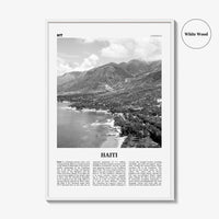 Haiti Print Black and White No 1, Haiti Wall Art, Haiti Poster, Haiti Photo, Haiti Wall Decor, Haïti, Ayiti, Hayti, Haitian, Domican