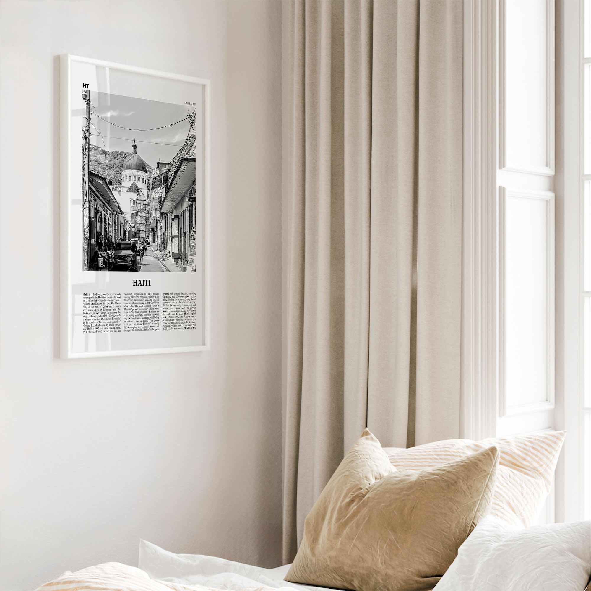 Haiti Print Black and White No 2, Haiti Wall Art, Haiti Poster, Haiti Photo, Haiti Wall Decor, Haïti, Ayiti, Hayti, Haitian, Domican