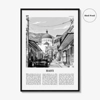 Haiti Print Black and White No 2, Haiti Wall Art, Haiti Poster, Haiti Photo, Haiti Wall Decor, Haïti, Ayiti, Hayti, Haitian, Domican
