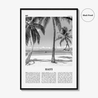 Haiti Print Black and White No 3, Haiti Wall Art, Haiti Poster, Haiti Photo, Haiti Wall Decor, Haïti, Ayiti, Hayti, Haitian, Domican