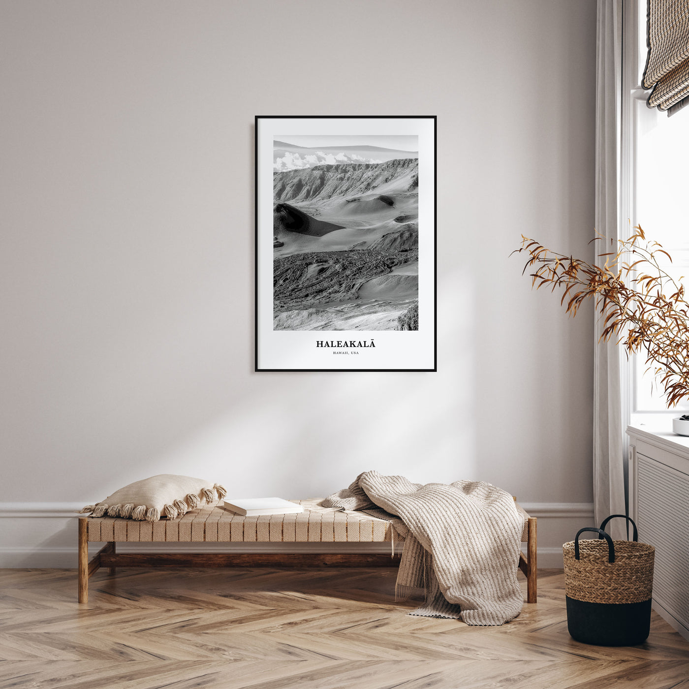 Haleakalā Portrait B&W Poster