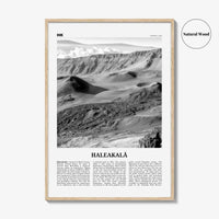 Haleakala Print Black and White, Haleakalā Wall Art, Haleakalā Poster, Haleakalā Photo, Hawaii, USA, United States, North America