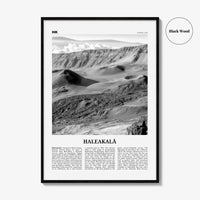 Haleakala Print Black and White, Haleakalā Wall Art, Haleakalā Poster, Haleakalā Photo, Hawaii, USA, United States, North America