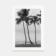 Haleiwa Photo B&W Poster