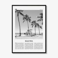 Haleiwa Print Black and White No 1, Haleiwa Wall Art, Haleiwa Poster, Haleiwa Photo, Haleiwa Wall Décor, Hawaii, USA, United States