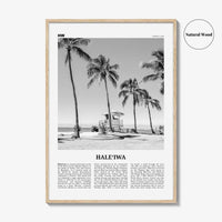 Haleiwa Print Black and White No 1, Haleiwa Wall Art, Haleiwa Poster, Haleiwa Photo, Haleiwa Wall Décor, Hawaii, USA, United States