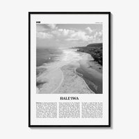 Haleiwa Print Black and White No 2, Haleiwa Wall Art, Haleiwa Poster, Haleiwa Photo, Haleiwa Wall Décor, Hawaii, USA, United States
