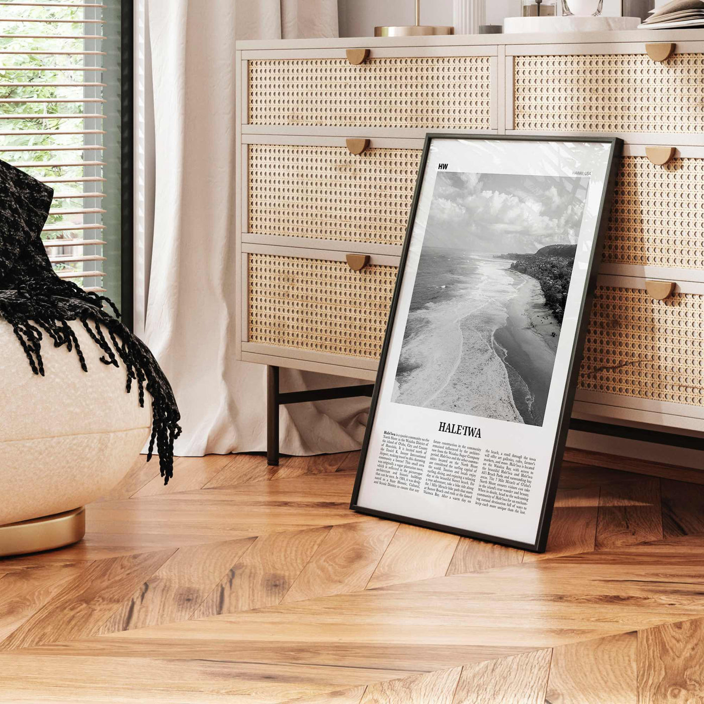 Haleiwa Print Black and White No 2, Haleiwa Wall Art, Haleiwa Poster, Haleiwa Photo, Haleiwa Wall Décor, Hawaii, USA, United States