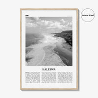 Haleiwa Print Black and White No 2, Haleiwa Wall Art, Haleiwa Poster, Haleiwa Photo, Haleiwa Wall Décor, Hawaii, USA, United States