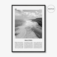 Haleiwa Print Black and White No 2, Haleiwa Wall Art, Haleiwa Poster, Haleiwa Photo, Haleiwa Wall Décor, Hawaii, USA, United States