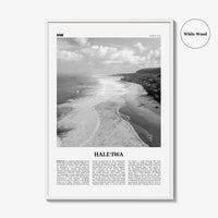 Haleiwa Print Black and White No 2, Haleiwa Wall Art, Haleiwa Poster, Haleiwa Photo, Haleiwa Wall Décor, Hawaii, USA, United States
