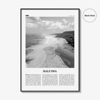 Haleiwa Print Black and White No 2, Haleiwa Wall Art, Haleiwa Poster, Haleiwa Photo, Haleiwa Wall Décor, Hawaii, USA, United States