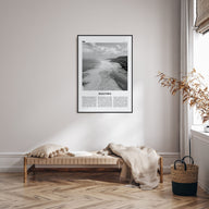 Haleiwa Travel B&W No 2 Poster