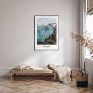 Half Dome Portrait Color Poster