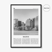 Halifax Print Black and White, Halifax Wall Art, Halifax Poster, Halifax Photo, Halifax Wall Décor, Nova Scotia, Canada