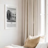 Hama Print Black and White, Hama Wall Art, Hama Poster, Hama Photo, Hama Wall Décor, Hama Map, Syria