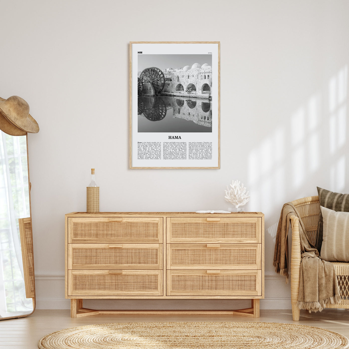 Hama Travel B&W Poster