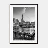 Hamburg Photo B&W Poster