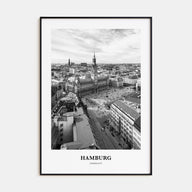 Hamburg Portrait B&W No 1 Poster