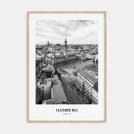 Hamburg Portrait B&W No 1 Poster