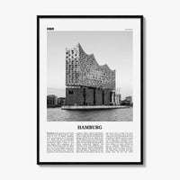 Hamburg Print Black and White No 2, Hamburg Wall Art, Hamburg Poster, Hamburg Photo, Hamburg Decor, Germany, Deutschland, Elbphilharmonie
