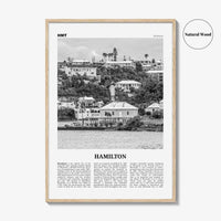Hamilton Print Black and White Bermuda, Hamilton Wall Art, Hamilton Poster, Hamilton Photo, Hamilton Wall Décor, British Overseas Territory