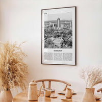 Hamilton Print Black and White Canada No 2, Hamilton Wall Art, Hamilton Poster, Hamilton Photo, Hamilton Decor, Ontario, Canada