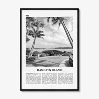 Hamilton Island Print Black and White, Hamilton Island Wall Art, Hamilton Island Poster, Hamilton Island Photo, Hamilton Island Wall Décor