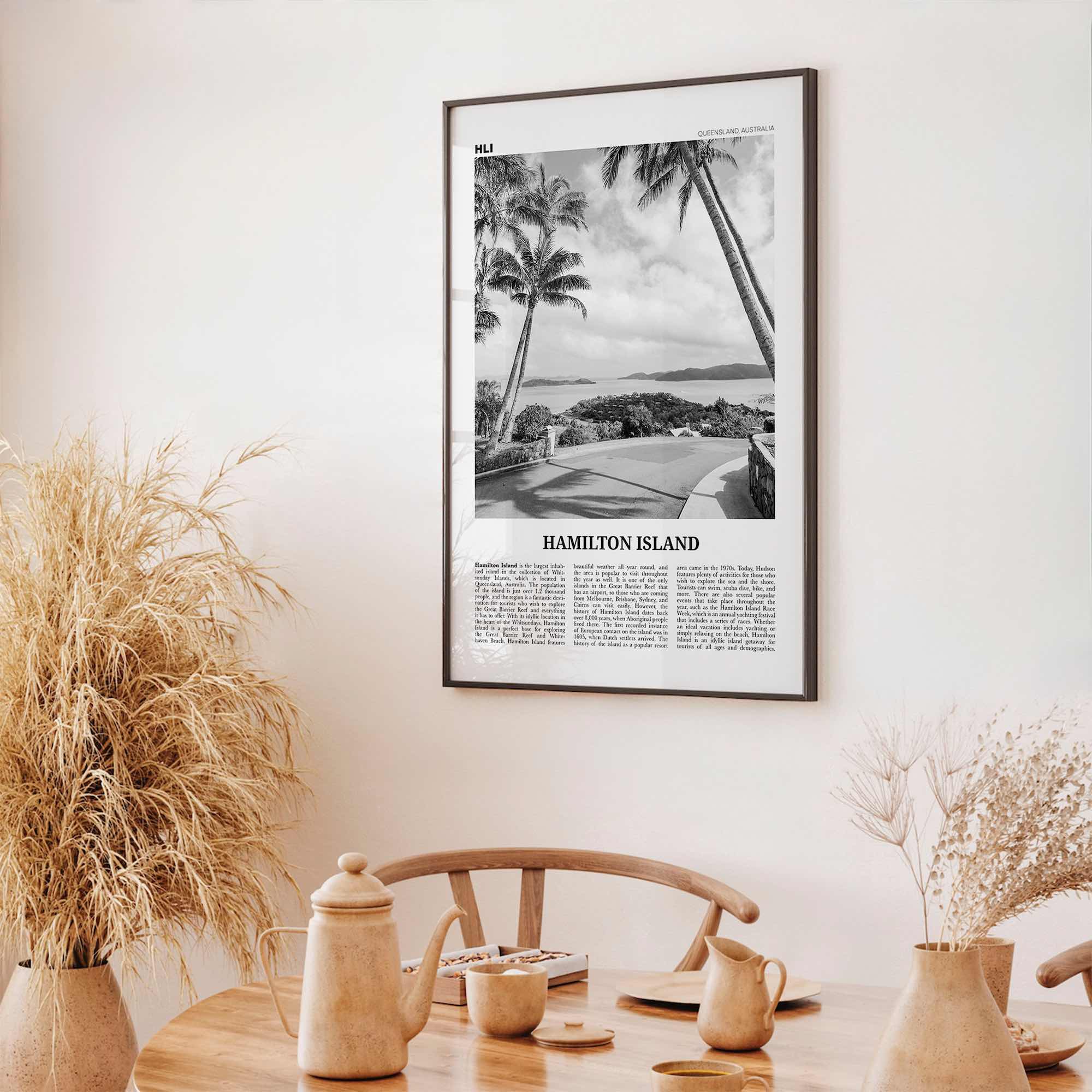 Hamilton Island Print Black and White, Hamilton Island Wall Art, Hamilton Island Poster, Hamilton Island Photo, Hamilton Island Wall Décor