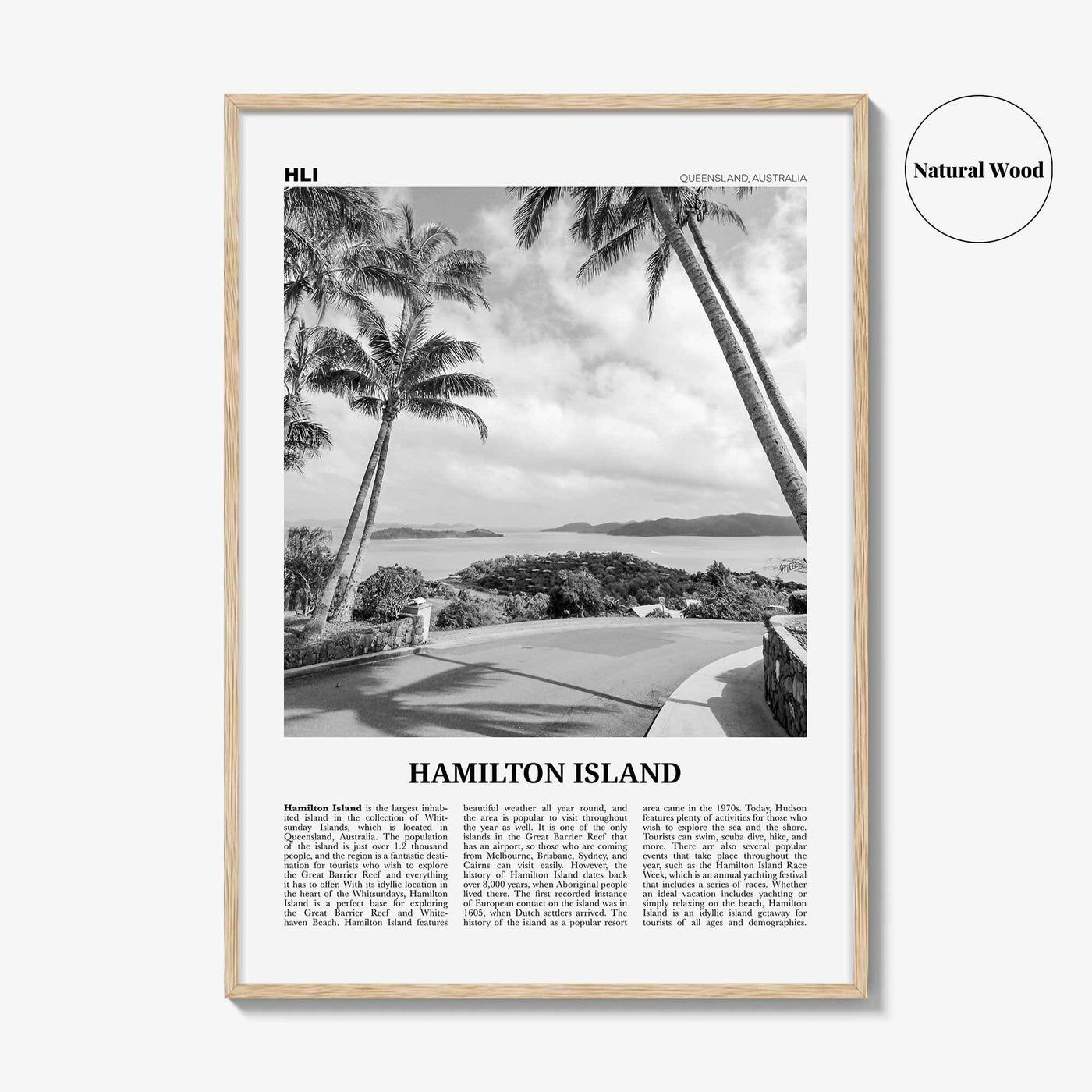 Hamilton Island Print Black and White, Hamilton Island Wall Art, Hamilton Island Poster, Hamilton Island Photo, Hamilton Island Wall Décor