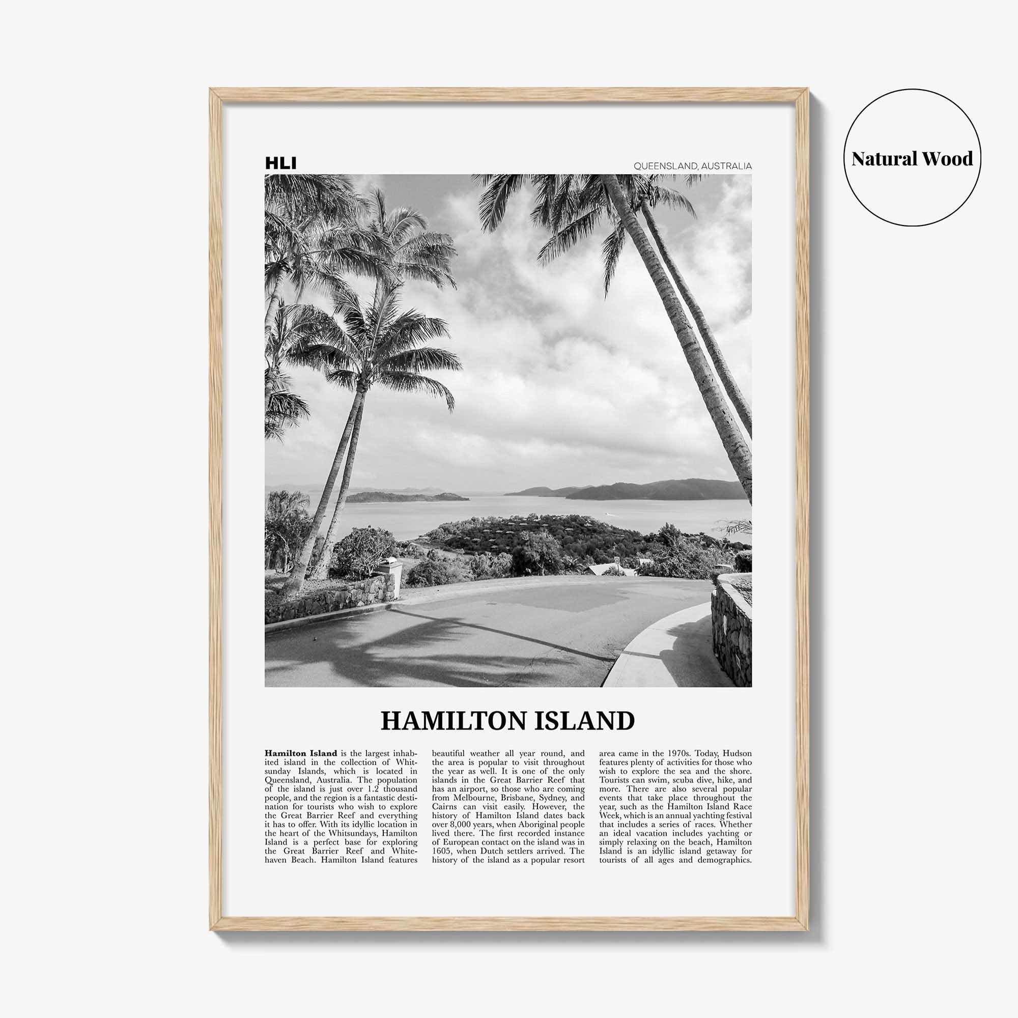 Hamilton Island Print Black and White, Hamilton Island Wall Art, Hamilton Island Poster, Hamilton Island Photo, Hamilton Island Wall Décor