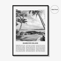 Hamilton Island Print Black and White, Hamilton Island Wall Art, Hamilton Island Poster, Hamilton Island Photo, Hamilton Island Wall Décor