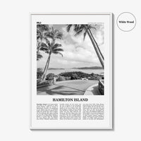Hamilton Island Print Black and White, Hamilton Island Wall Art, Hamilton Island Poster, Hamilton Island Photo, Hamilton Island Wall Décor