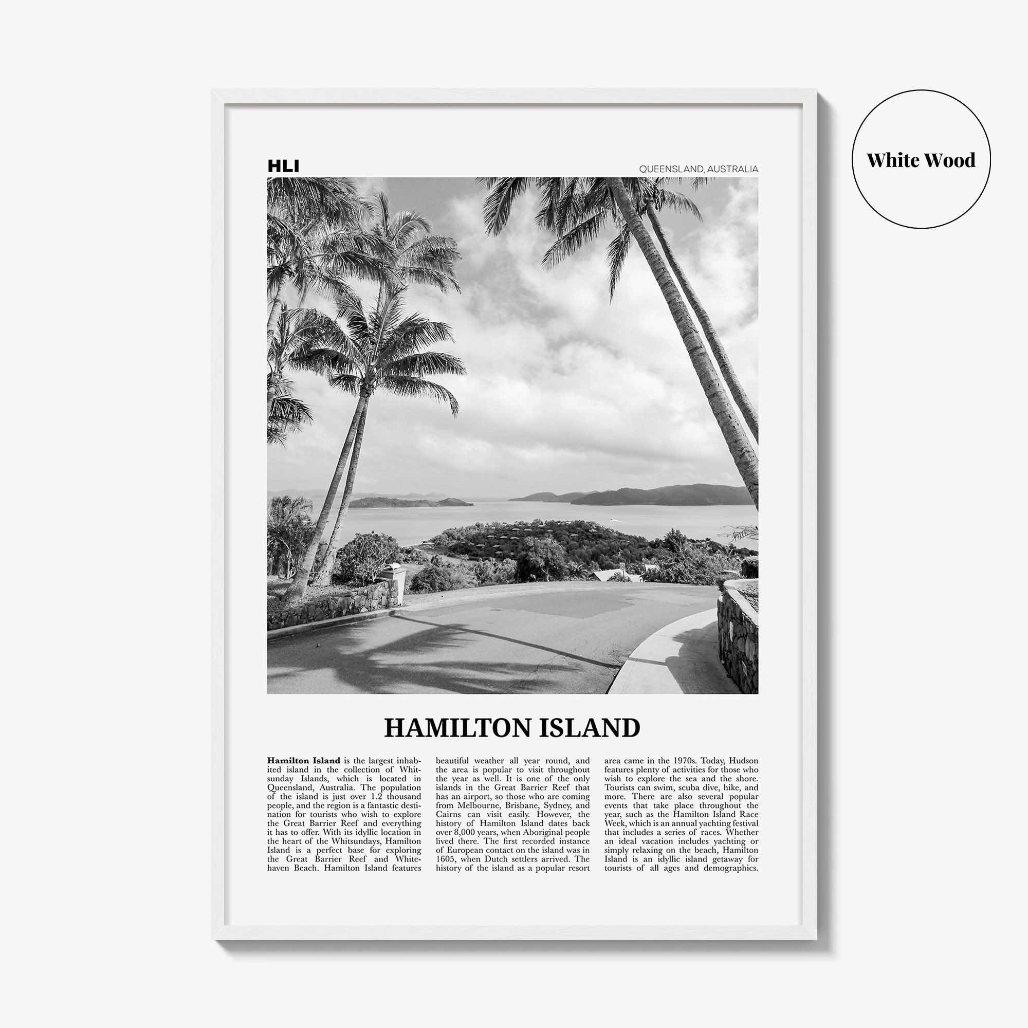 Hamilton Island Print Black and White, Hamilton Island Wall Art, Hamilton Island Poster, Hamilton Island Photo, Hamilton Island Wall Décor